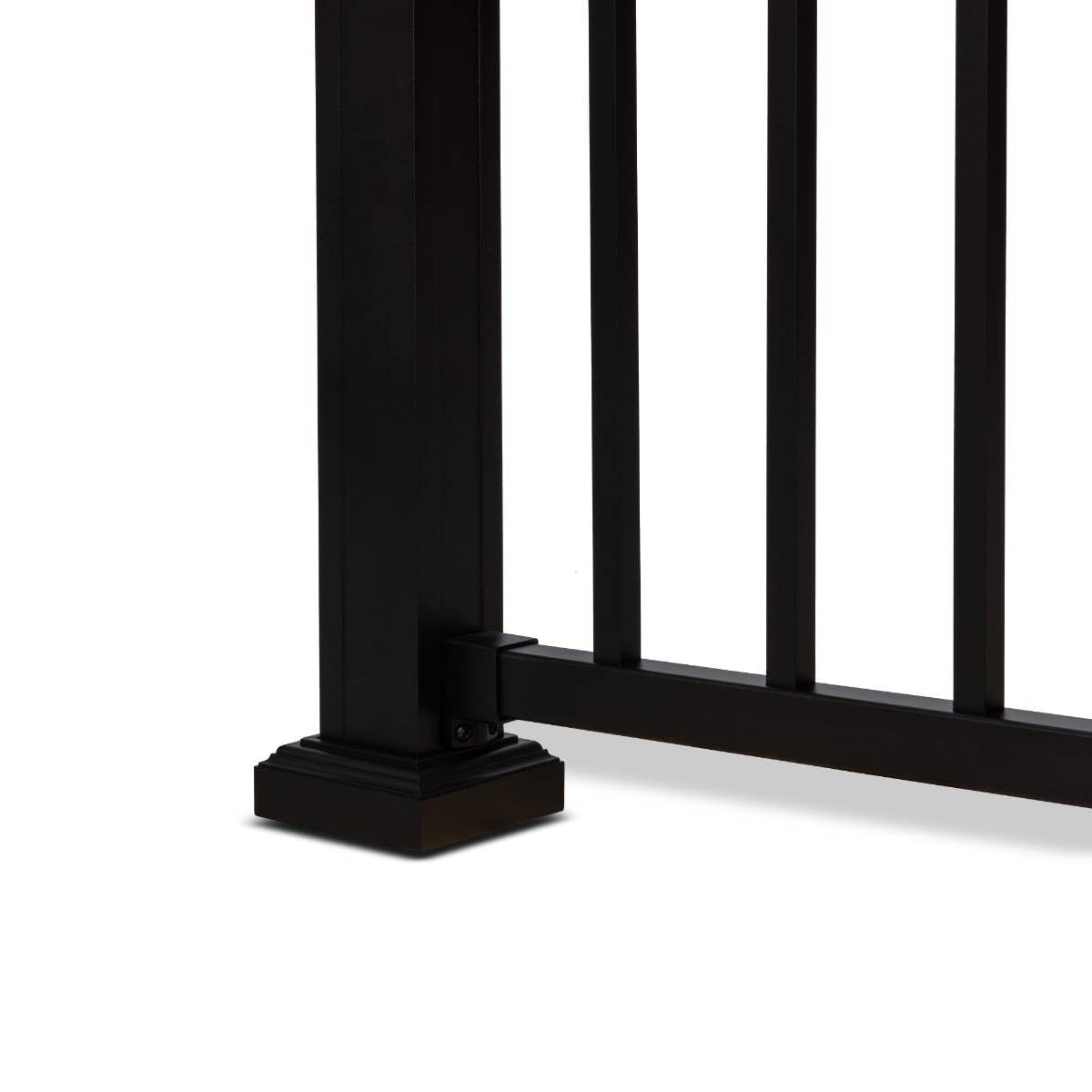 Black 6-Ft x 36-in Aluminum Deck Railing Kit M2800
