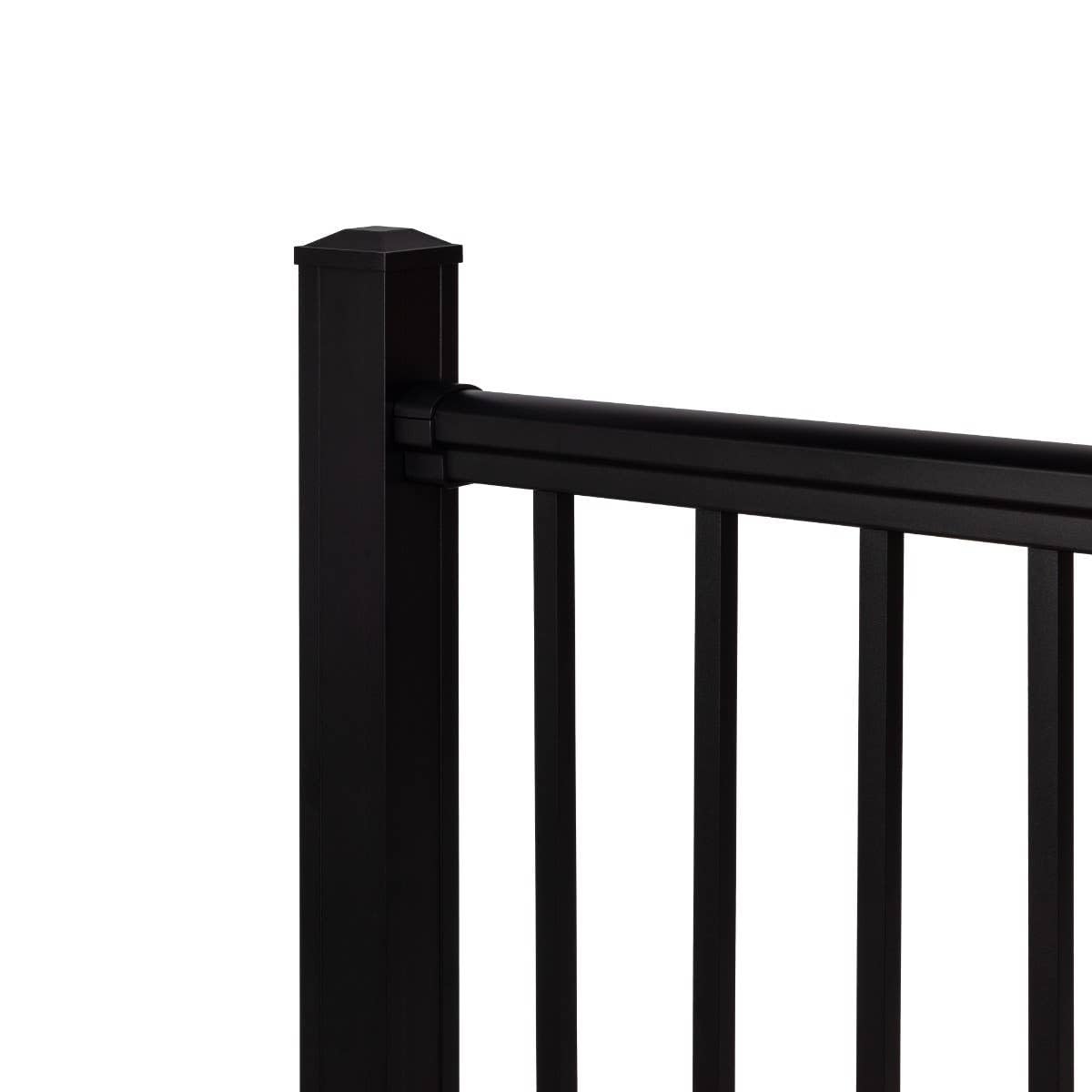 Black 6-Ft x 36-in Aluminum Deck Railing Kit M2800