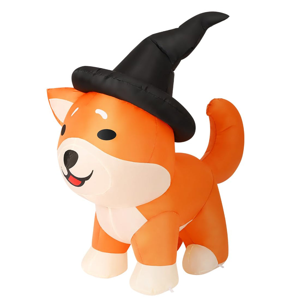 4 FT Halloween Inflatable Corgi Dog Outdoor Decorations K203