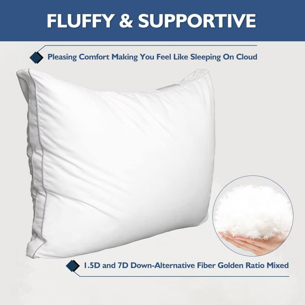 King Size Set of 2 Down Alternative Bed Pillows H266904