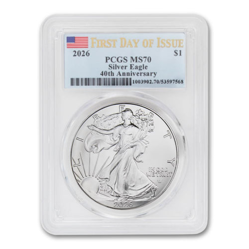 1 oz American Silver Eagle Coin MS-70 E778601