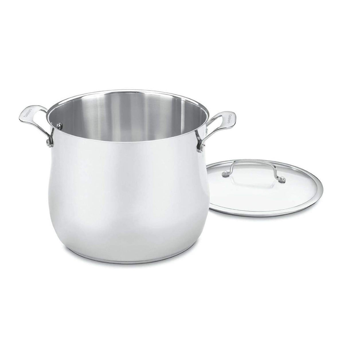 Stainless 12-Quart Stockpot with Glass Cover V86261