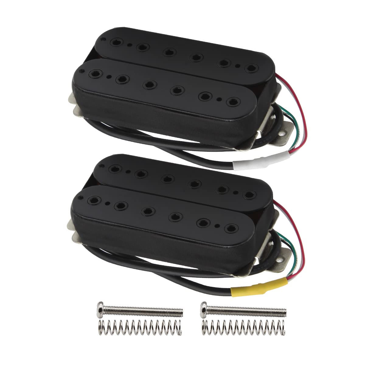 Alnico 5 Electric Guitar Humbucker Pickup Set Black A421