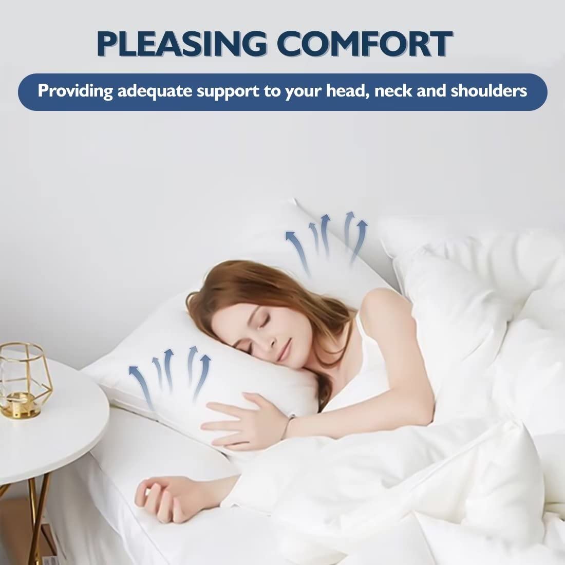 King Size Set of 2 Down Alternative Bed Pillows H266904