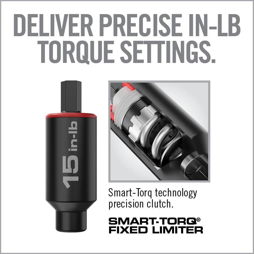 Fixed Torque Limiter with 1/4" Hex Drivers and Bits J68031