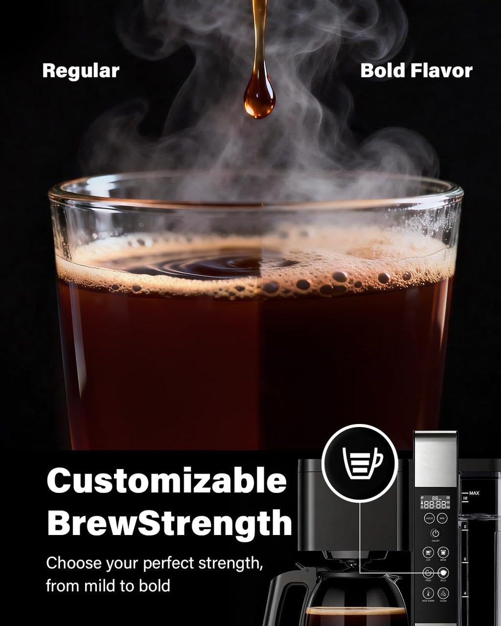 10-Cup Programmable Drip Coffee Maker J11324