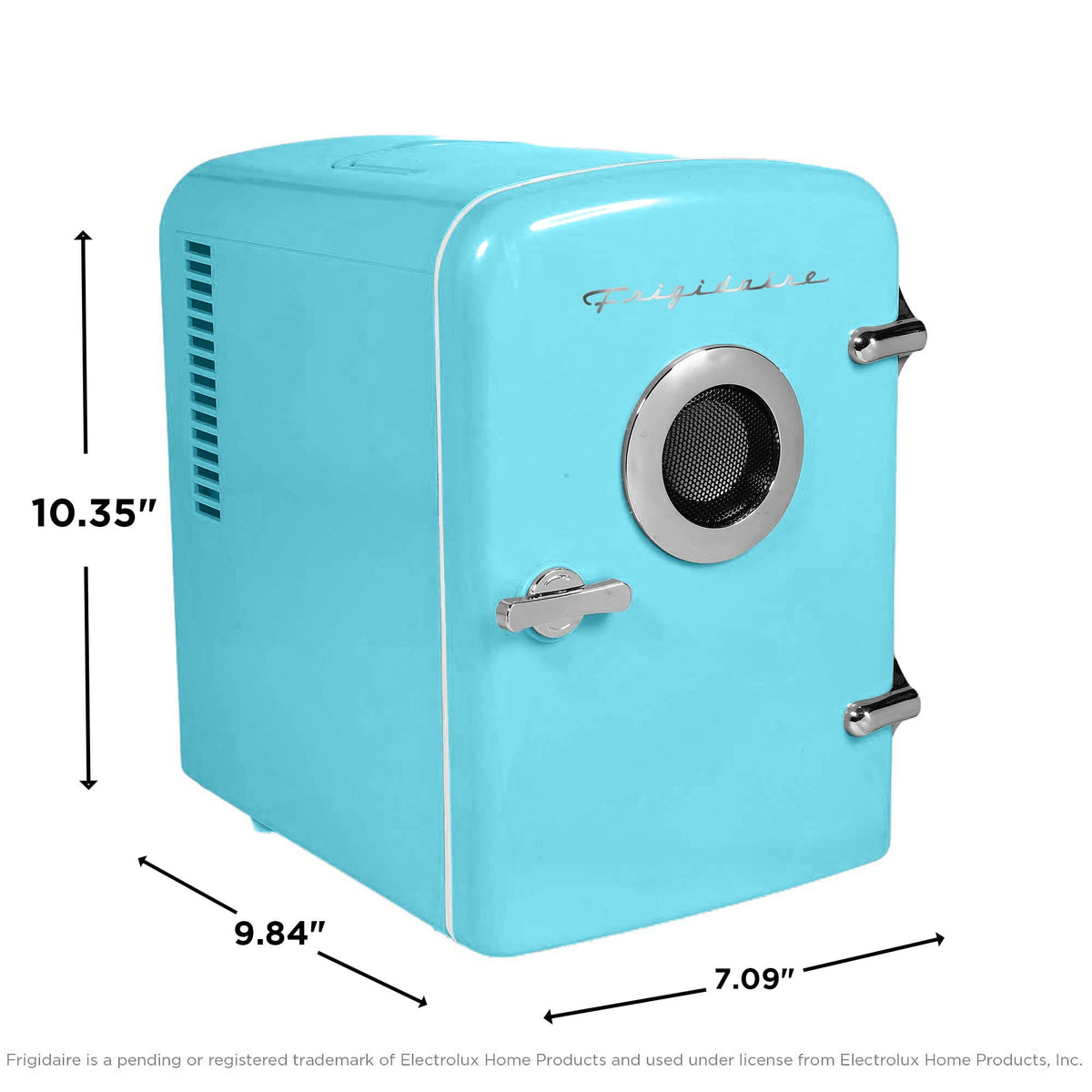 Mini Portable Compact Personal Fridge Cools & Heats, 4 Liter Capacity, Blue B453372
