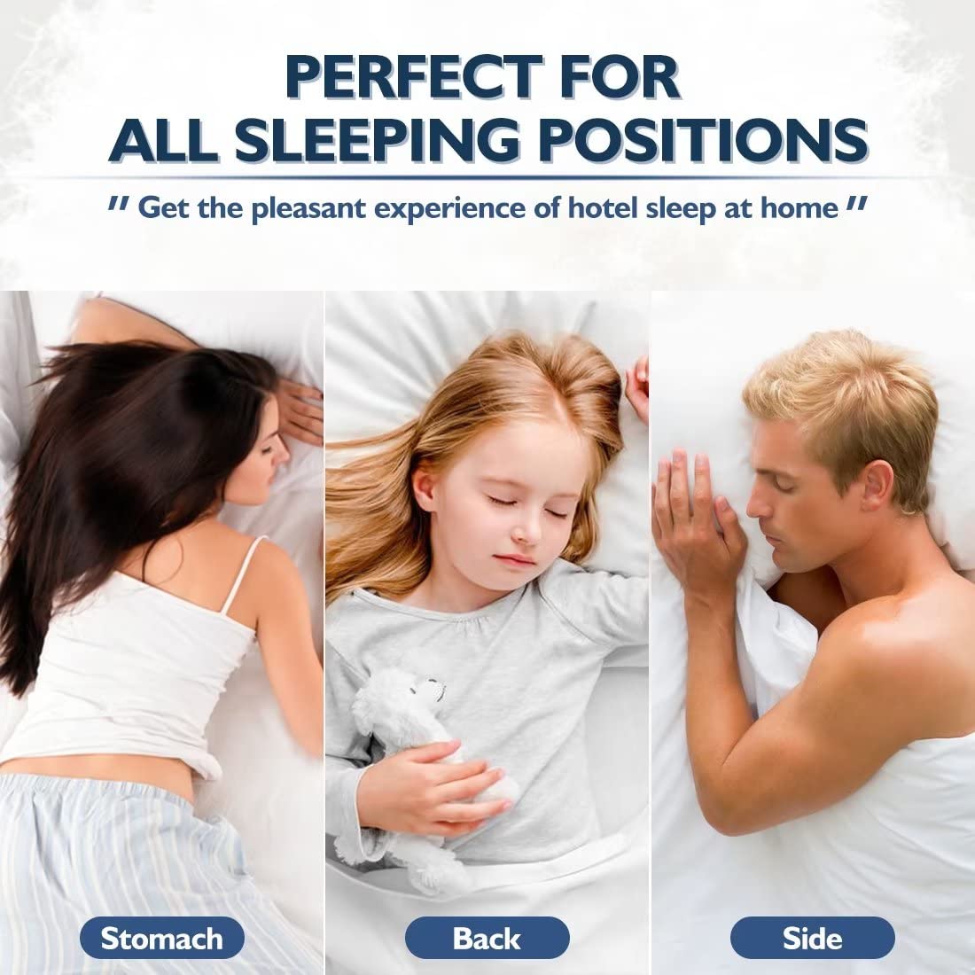 King Size Set of 2 Down Alternative Bed Pillows H266904