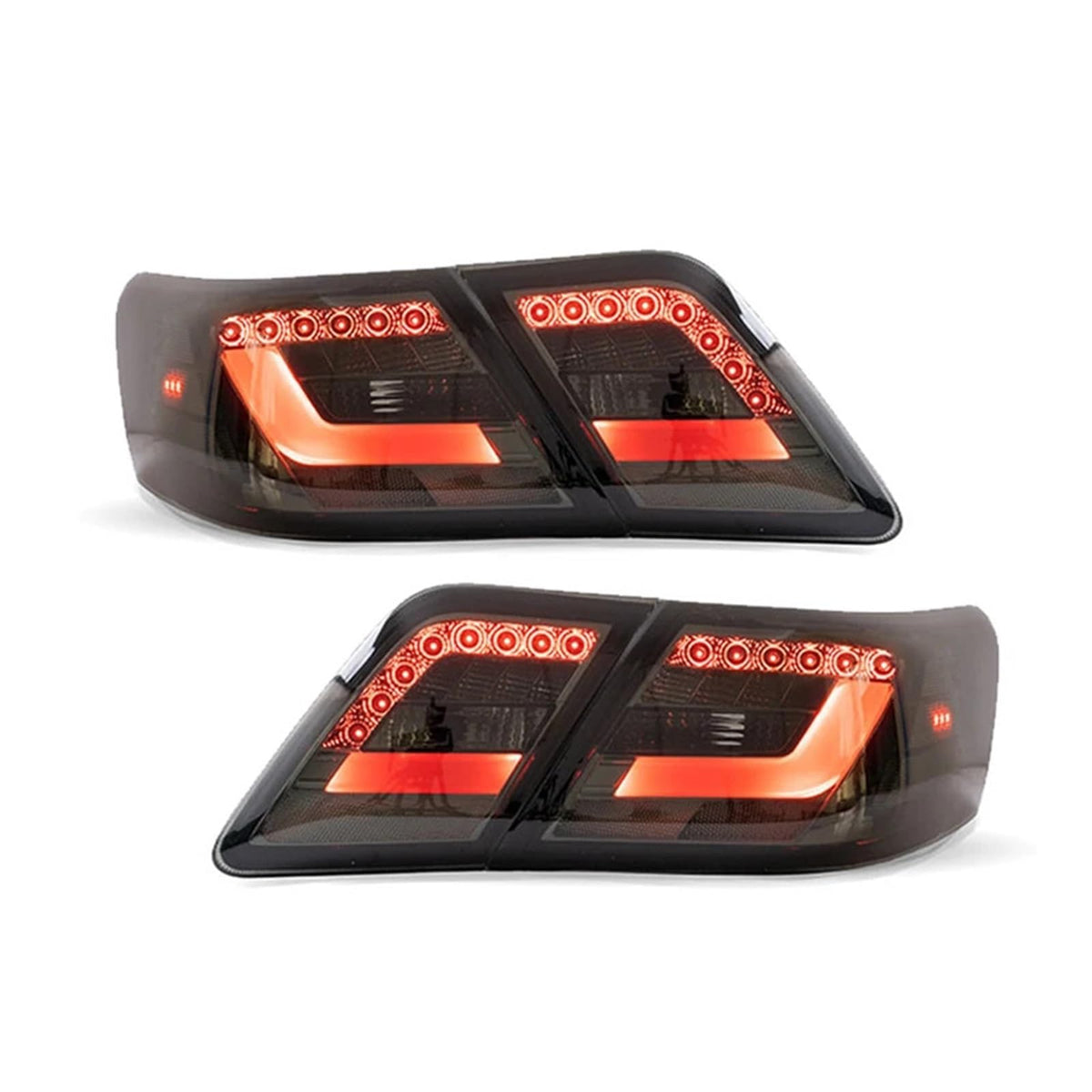 12V LED Tail Lights 2PCS Smoke Y9981