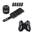 1 Pair 5Lbs Adjustable Ankle Weights Q886580