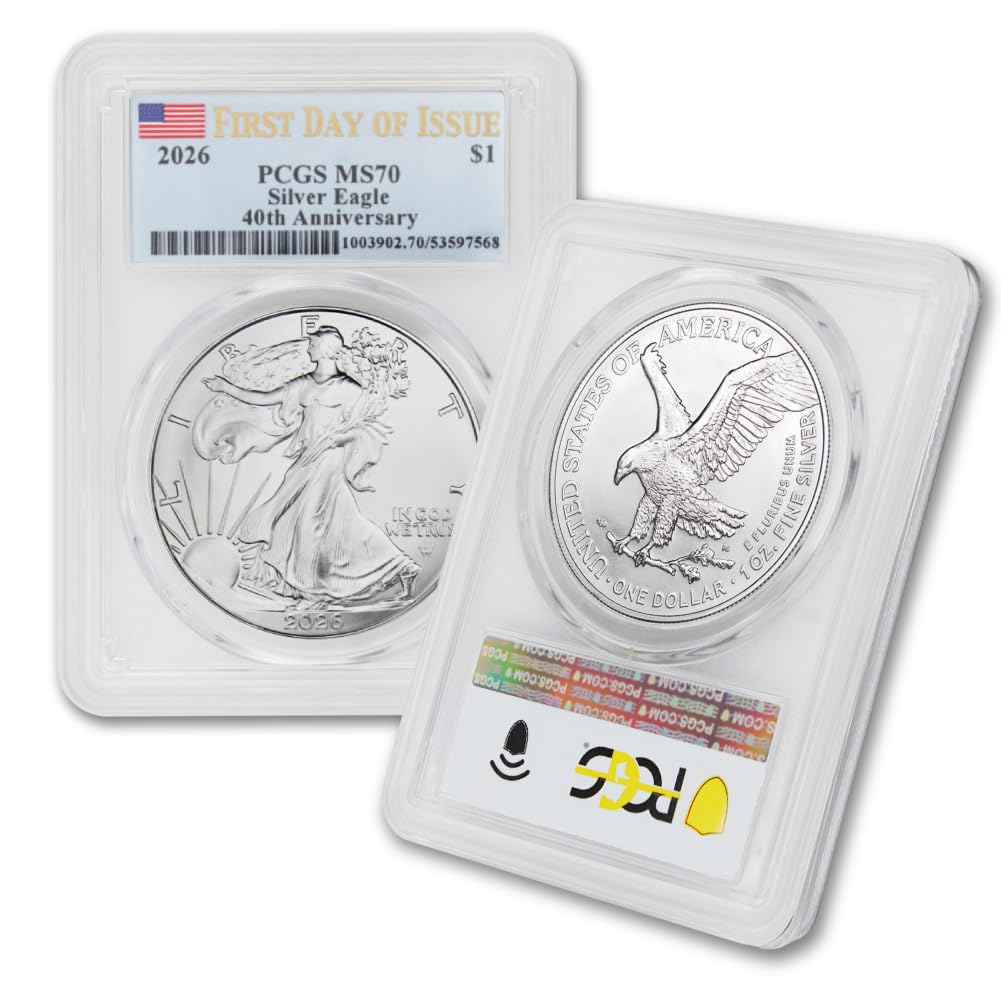 1 oz American Silver Eagle Coin MS-70 E778601