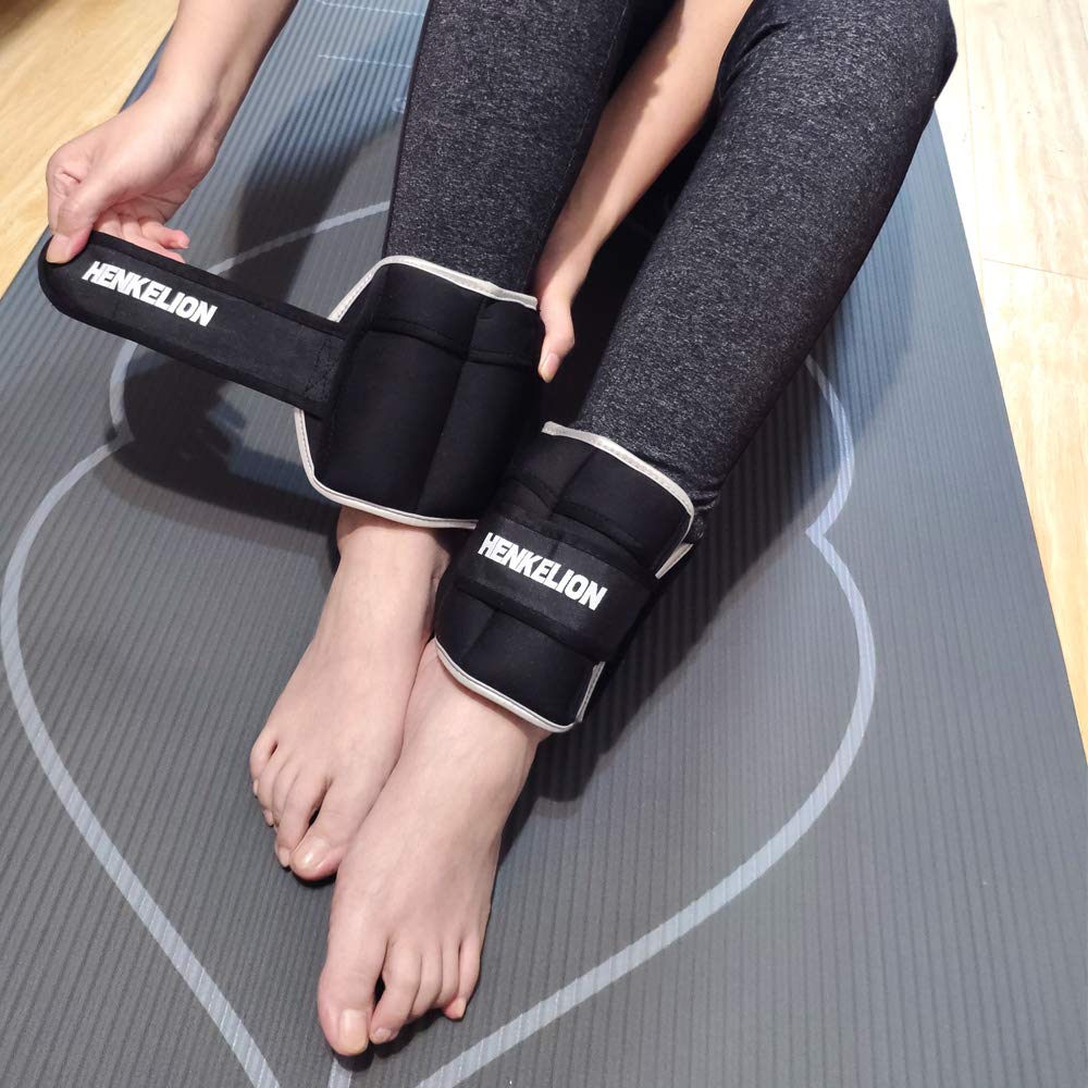 1 Pair 5Lbs Adjustable Ankle Weights Q886580