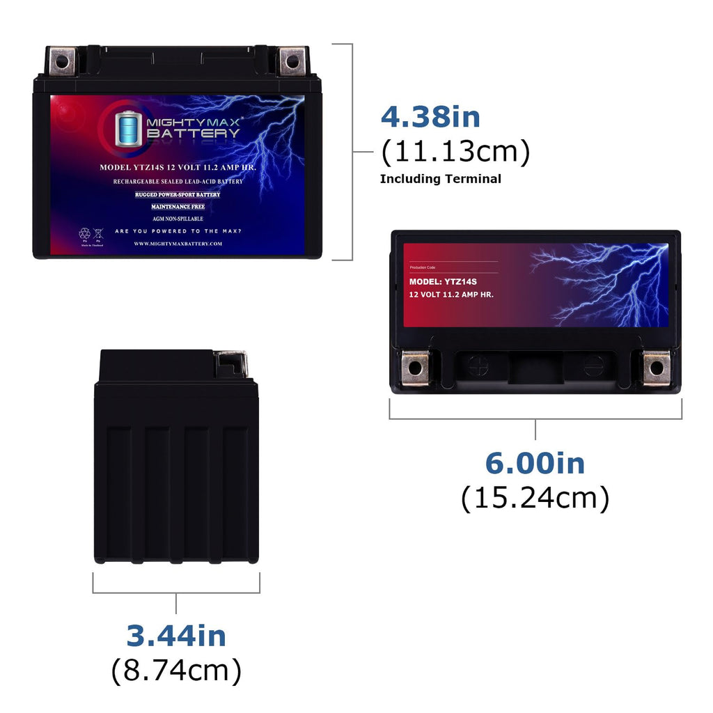 12V Battery with 2Amp Charger M1080