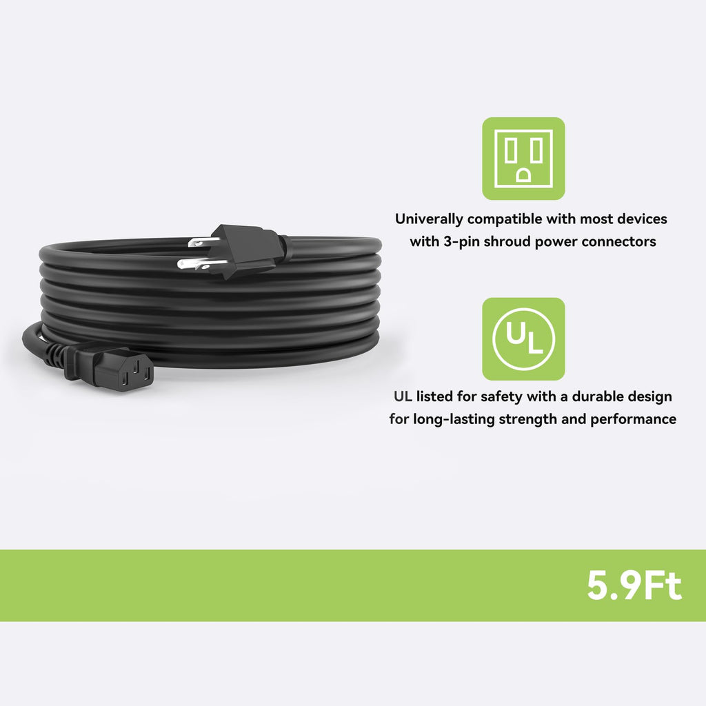5ft AC Power Cord Cable K756500