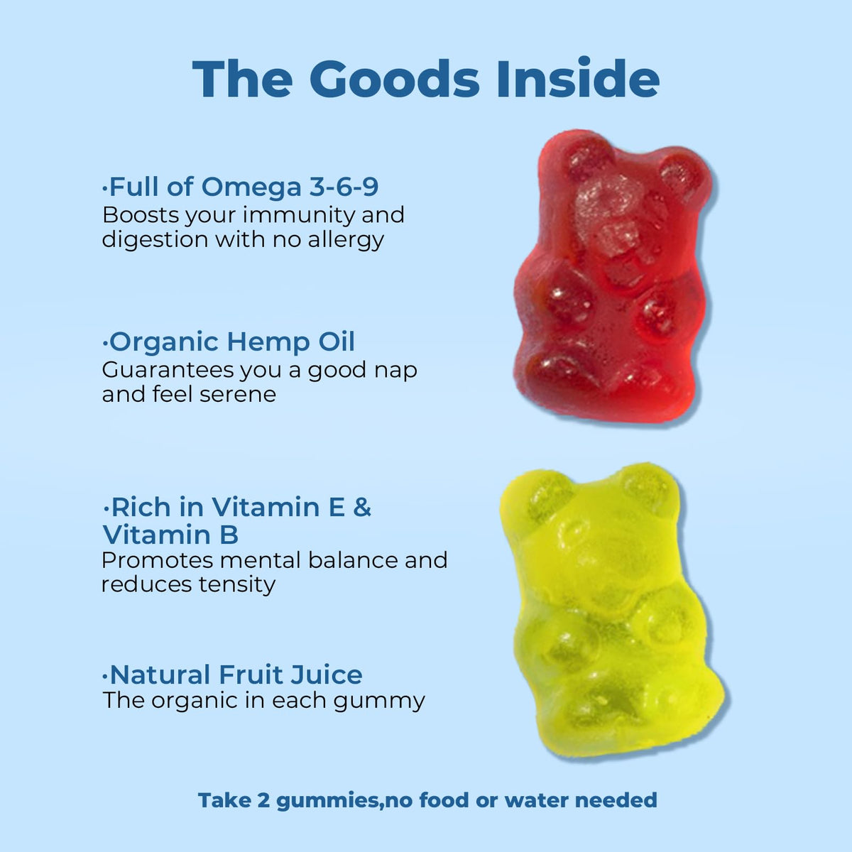 Hemp Gummies Extra Strength Natural Hemp Oil Extract U75414