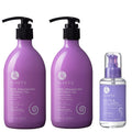 Curly Hair Shampoo and Conditioner Set with Biotin Hair Oil U18722