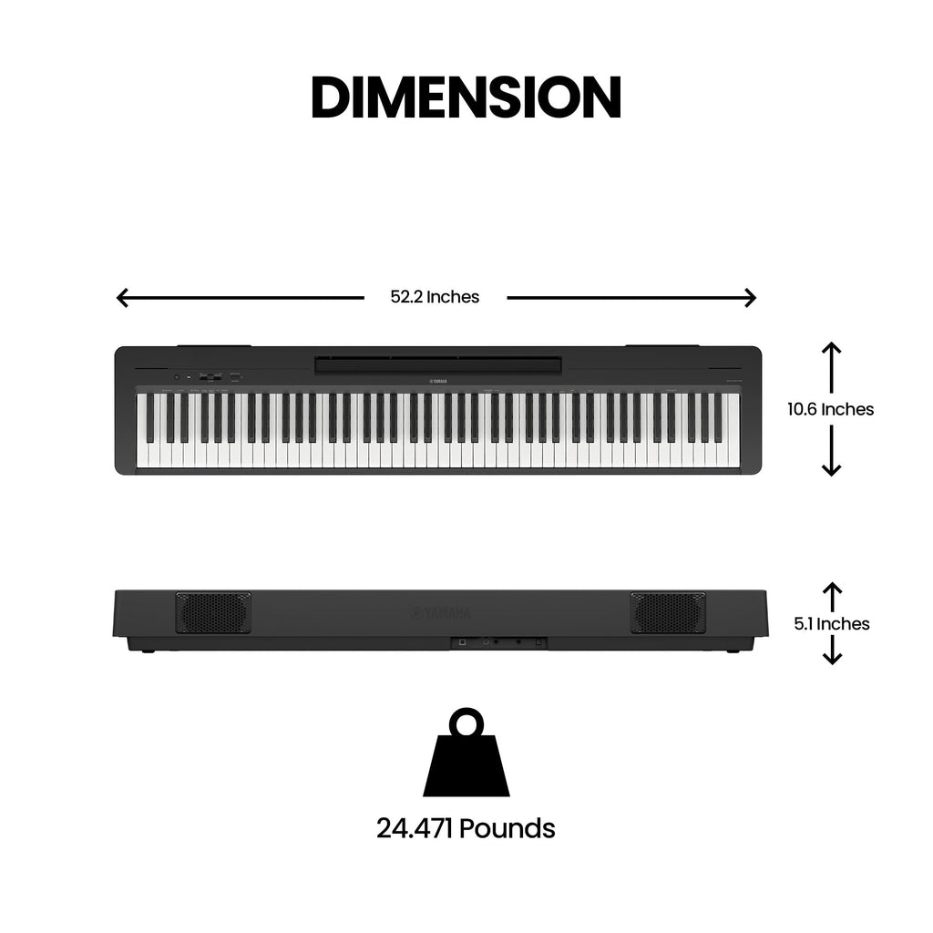 88-Key Digital Piano with Weighted Keys X5088