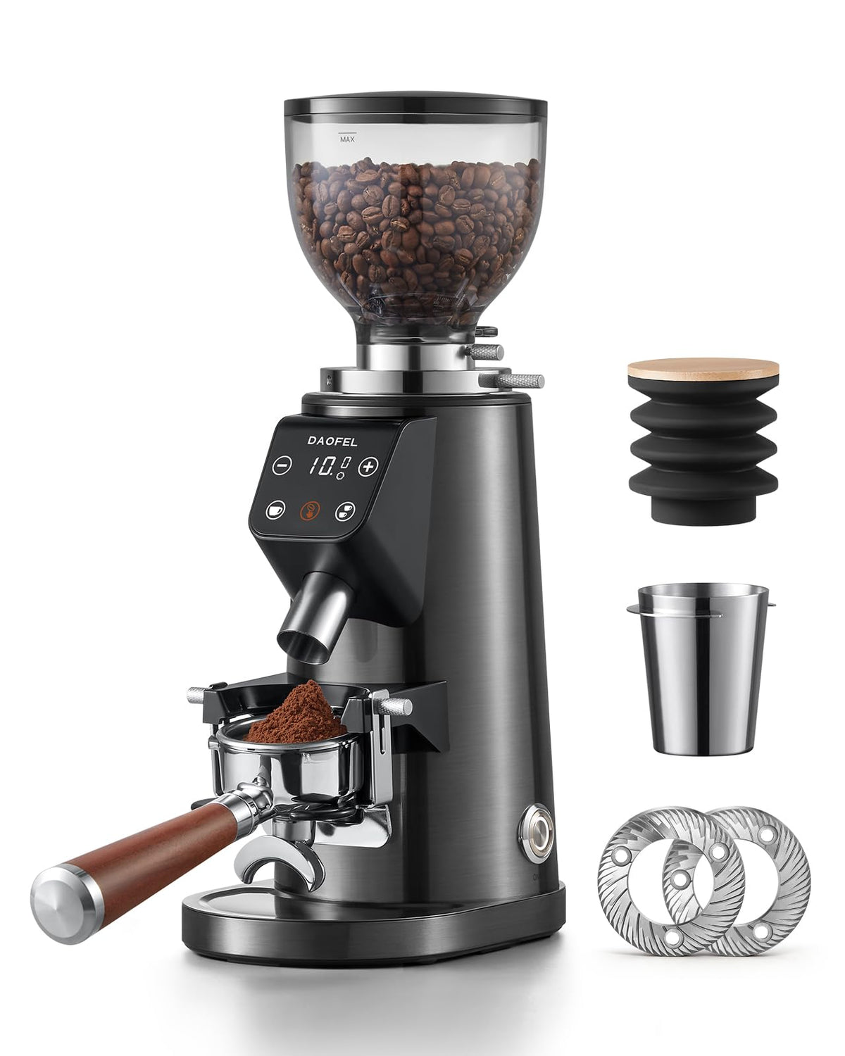 64MM Flat Burr Electric Coffee Grinder K4990