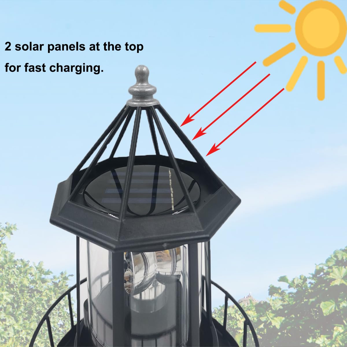 Solar Powered Lighthouse U378