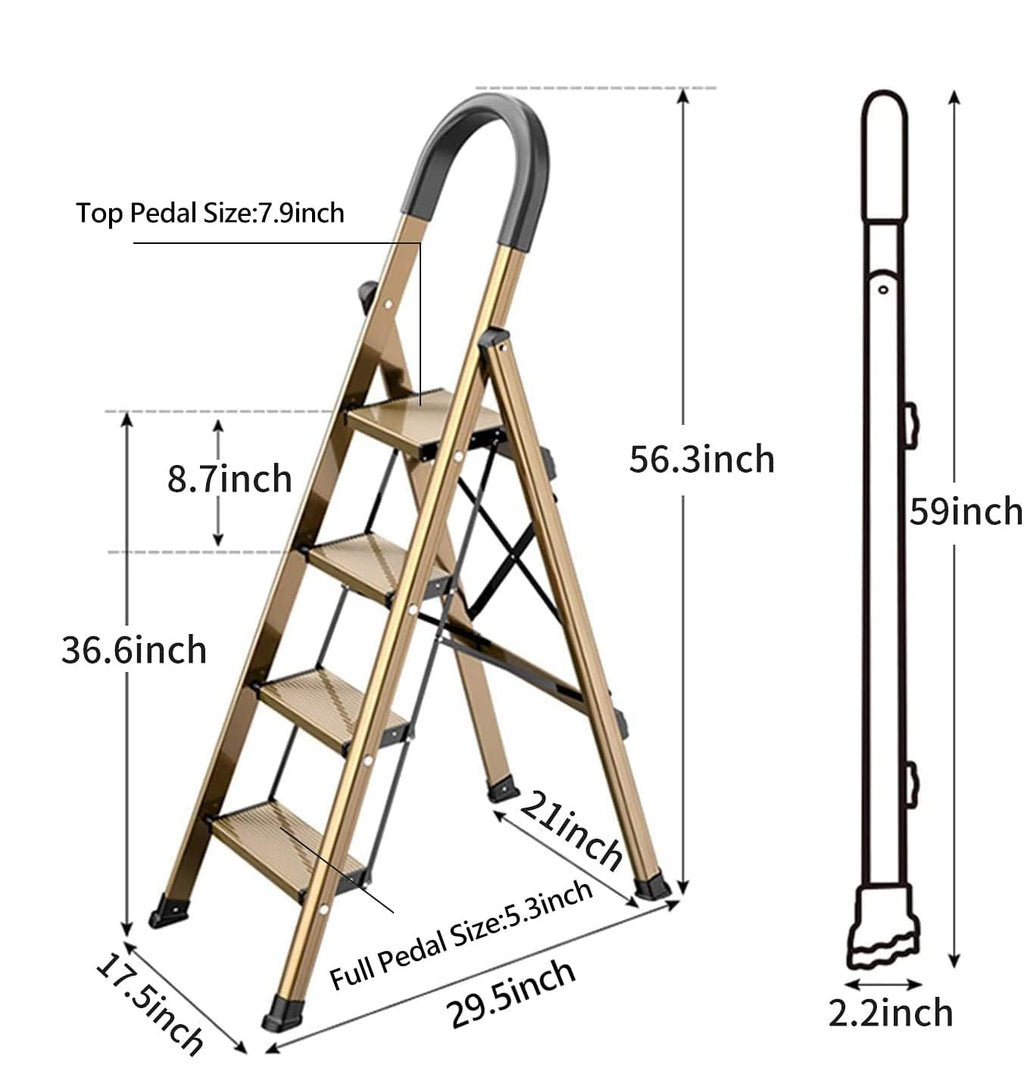 4 Step Folding Step Stool Z407