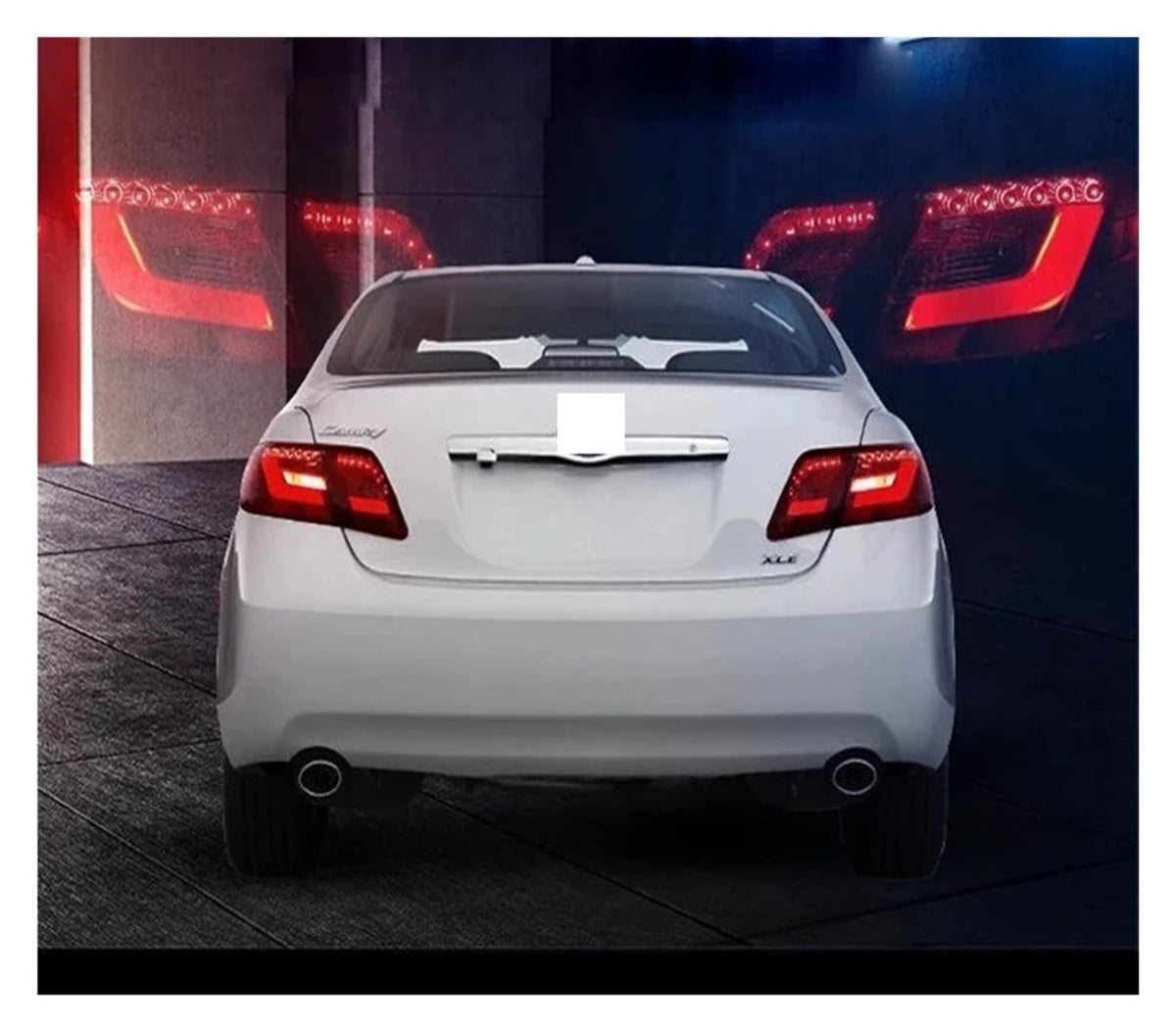 12V LED Tail Lights 2PCS Smoke Y9981