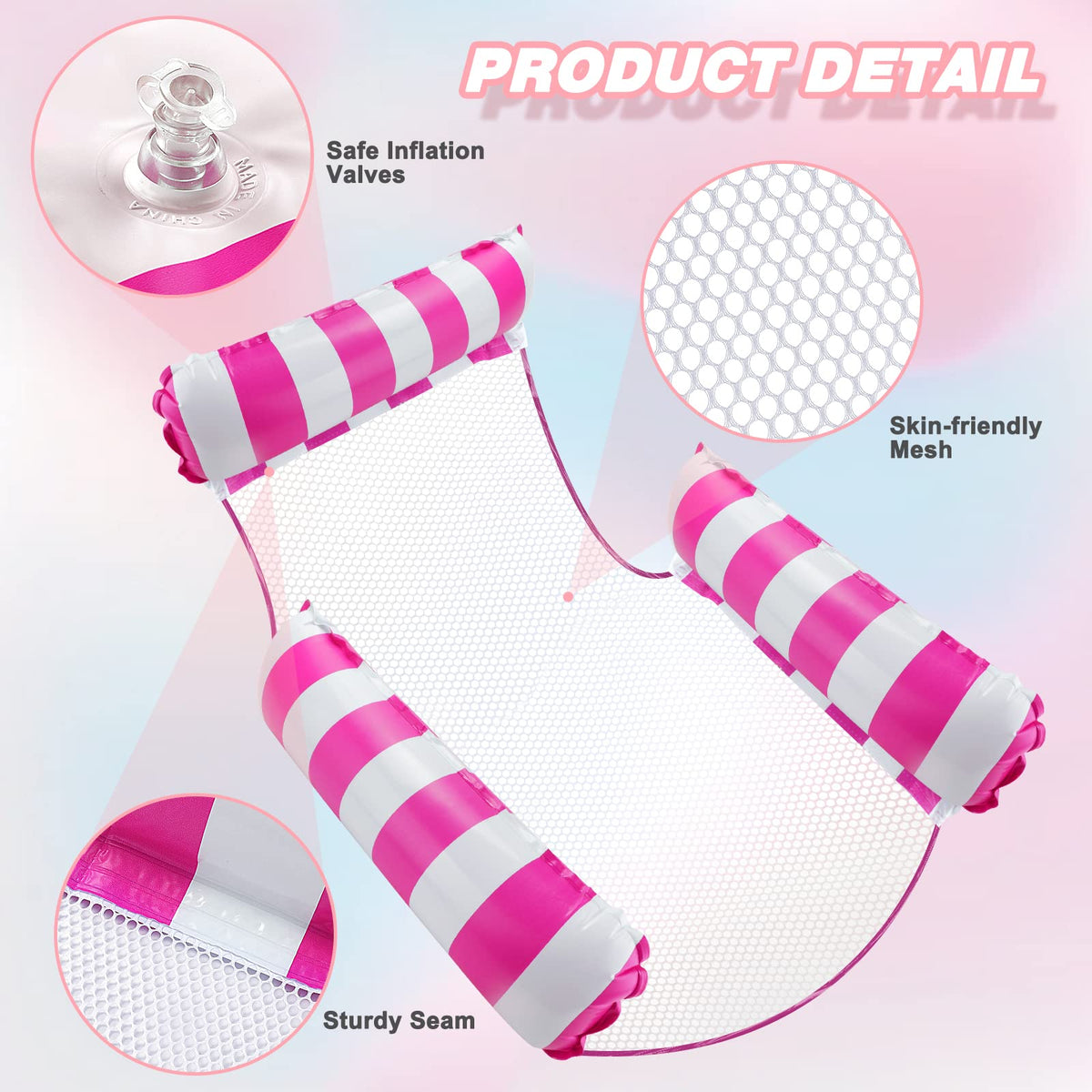 Inflatable Pool Float Hammock R82919