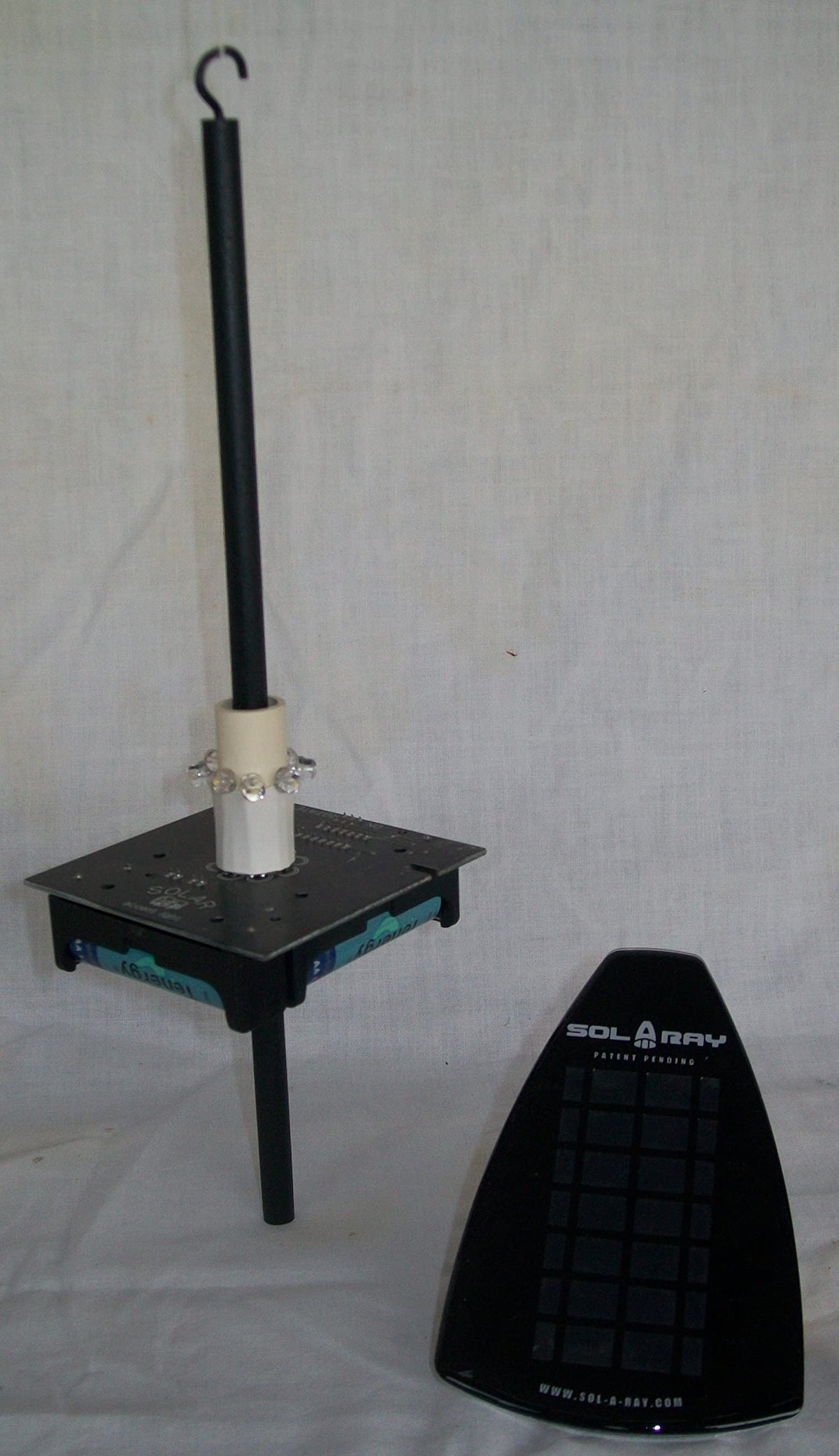 Oak Outdoor Lighthouse with Solar LED Light X75769