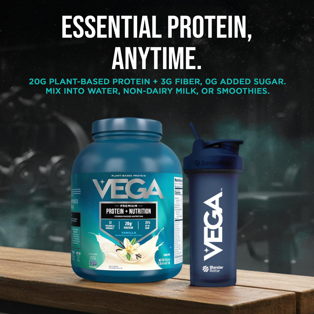Plant Based Vegan Protein Powder Vanilla 2.3lbs Q509