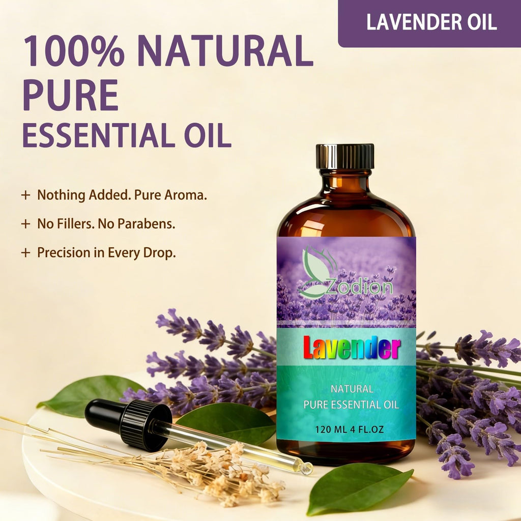Lavender and Tea Tree Essential Oil 4 Fl Oz E792386