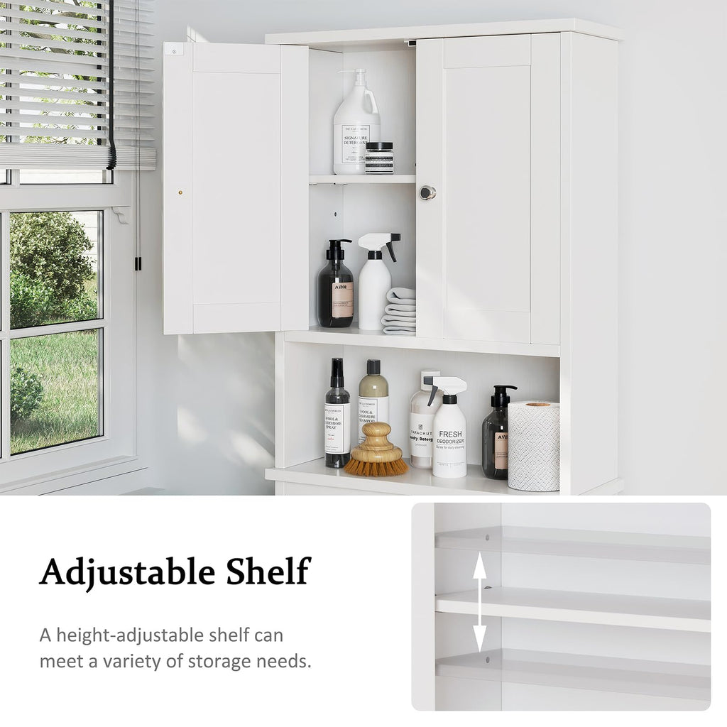 Over the Toilet Storage Cabinet, White O14686