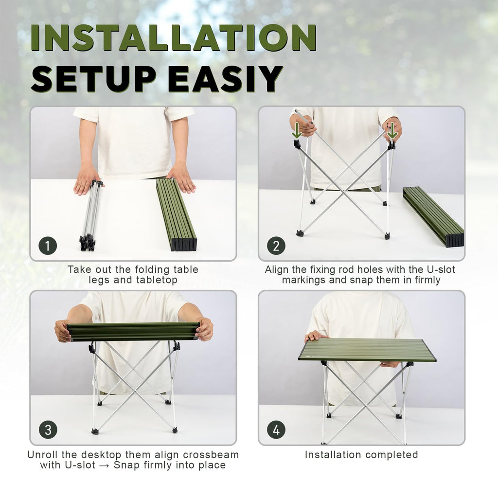Ultralight Aluminum Folding Camping Side Table E380