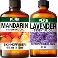 Lavender Mandarin Essential Oil Set 2X 4 Fl Oz C876101