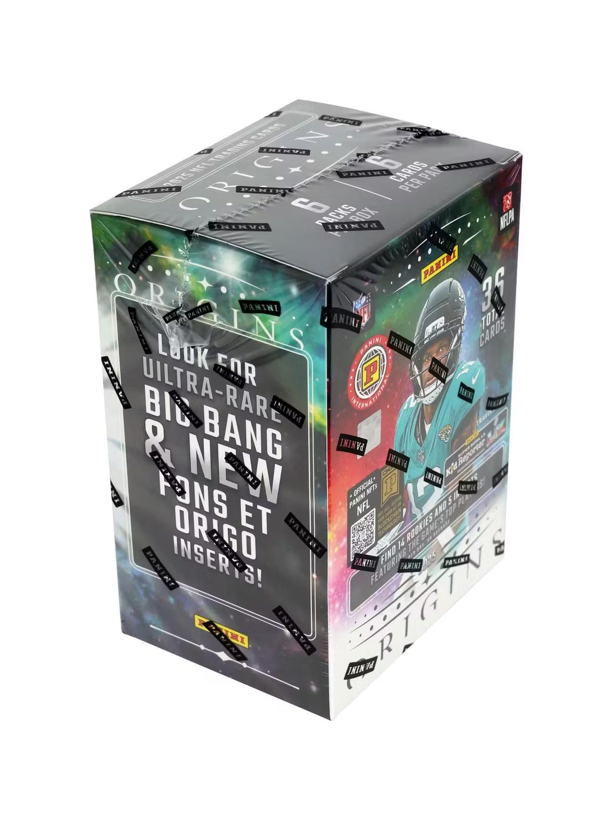 2025 Panini Origins Football International 6-Pack Blaster Trading Card Box A693