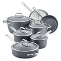 12 Piece Hard Anodized Nonstick Induction Cookware Set T376