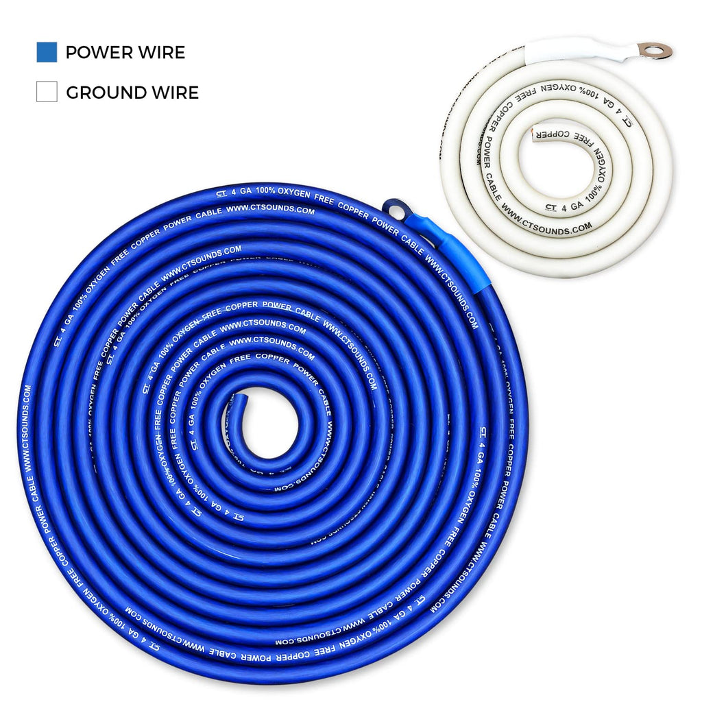 4 Gauge OFC Amp Wiring Install Kit C2992