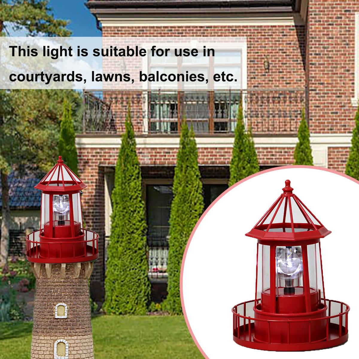 Solar Powered Lighthouse U378