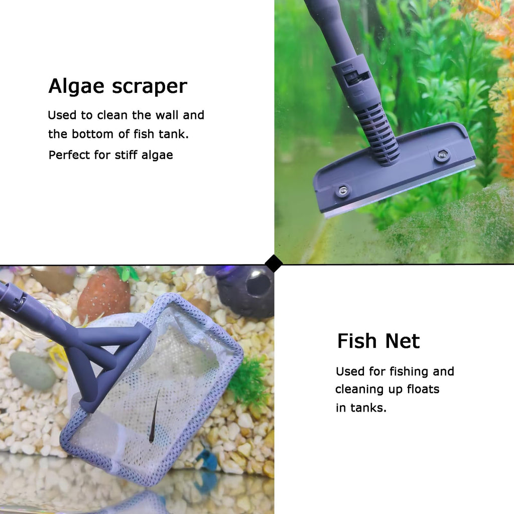 6 in 1 Fish Tank Cleaning Tools Aquarium Cleaner Set C15710