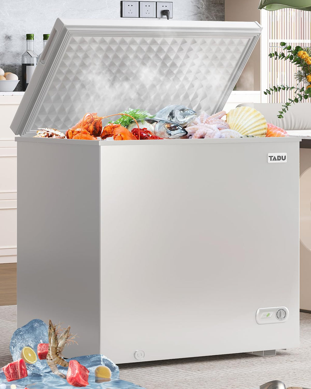 12.0 Cubic Feet White Chest Freezer X4172