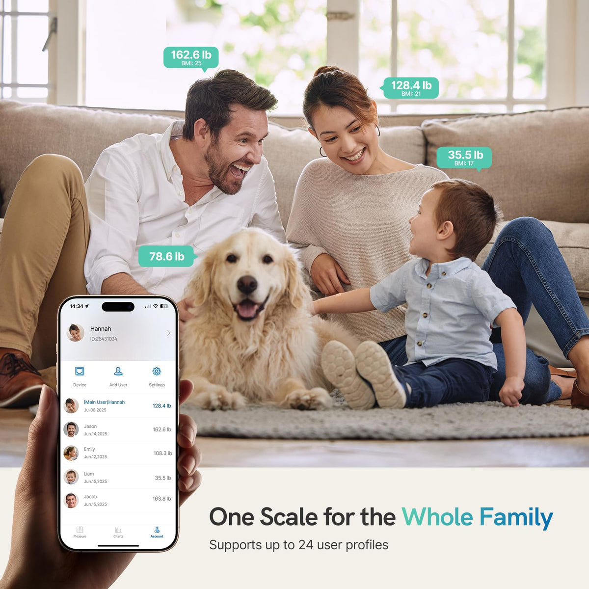 Smart Scale for Body Weight, BMI & Body Fat X317