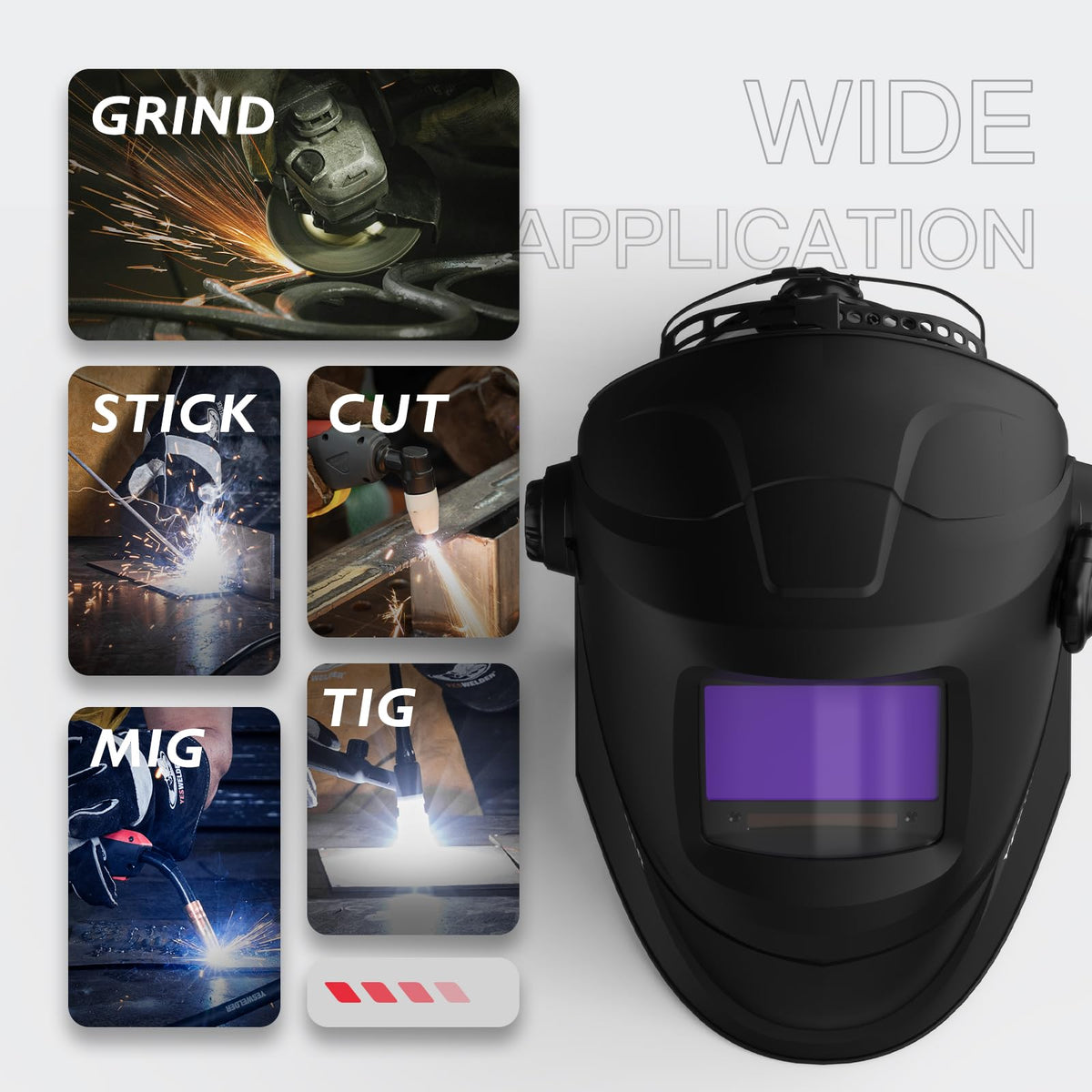 Bluetooth Flip-Up True Color Welding Helmet K585229