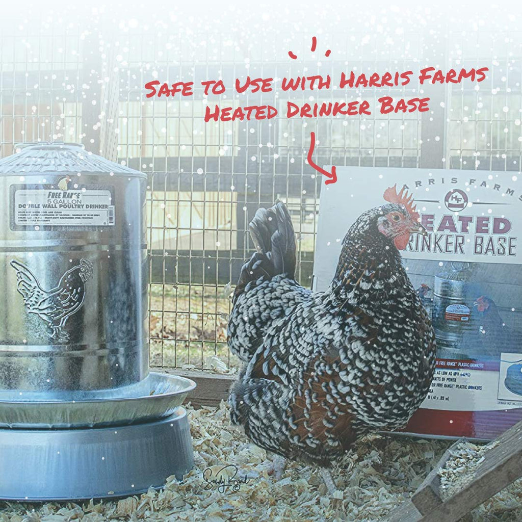 5 Gallons Double Wall Poultry Drinker D3823