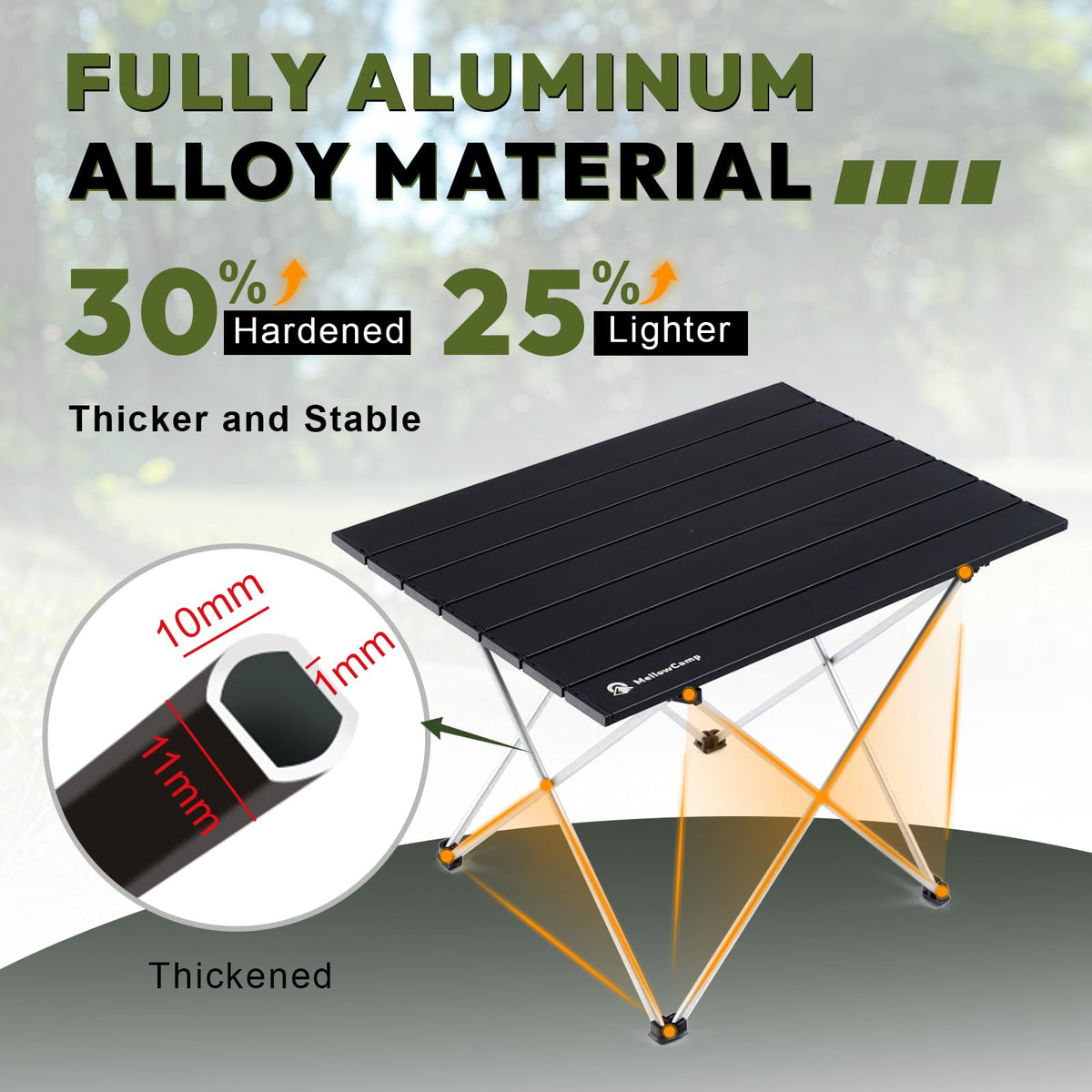 Ultralight Aluminum Folding Camping Side Table E380