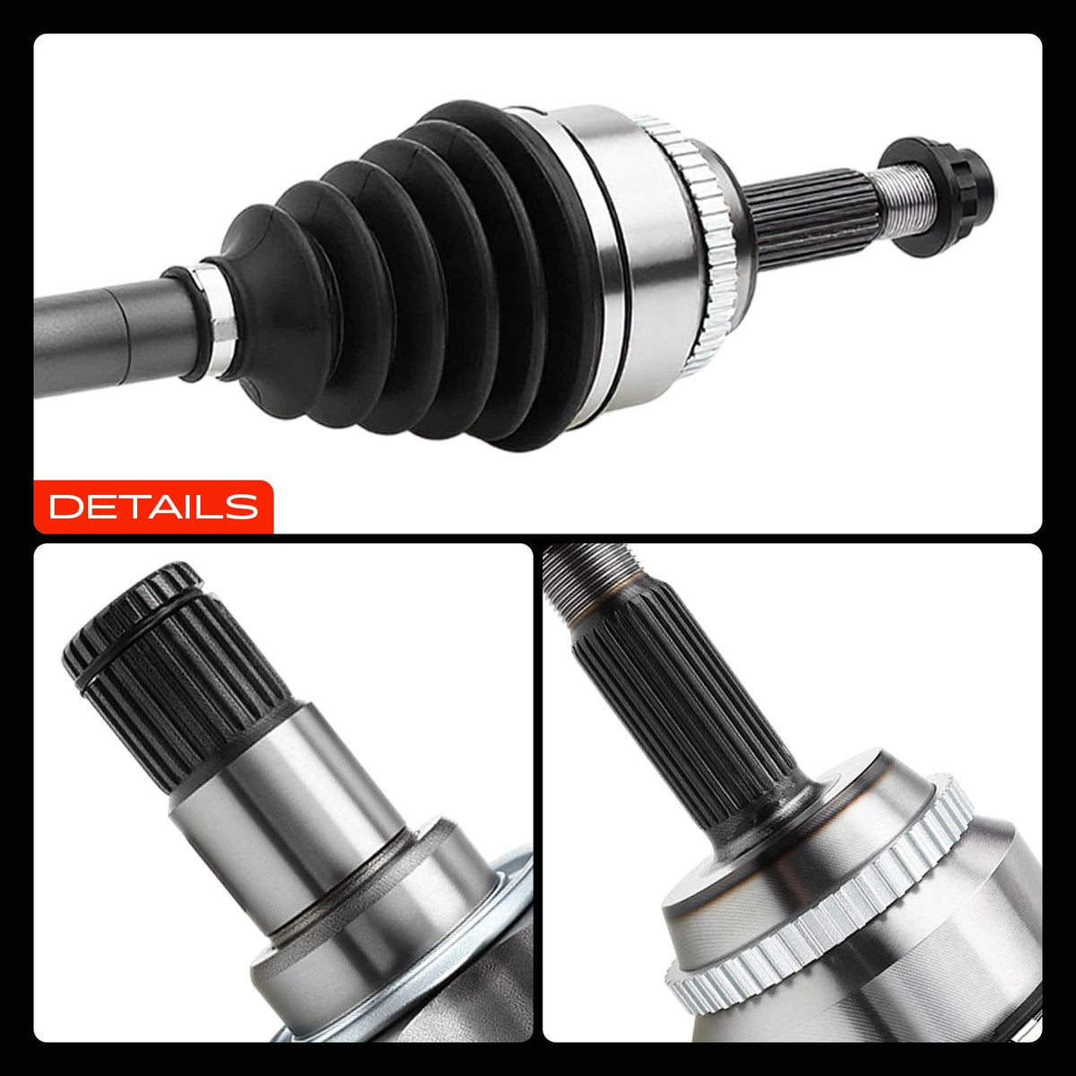 Set of 2 Front CV Axle Shaft Assembly I164