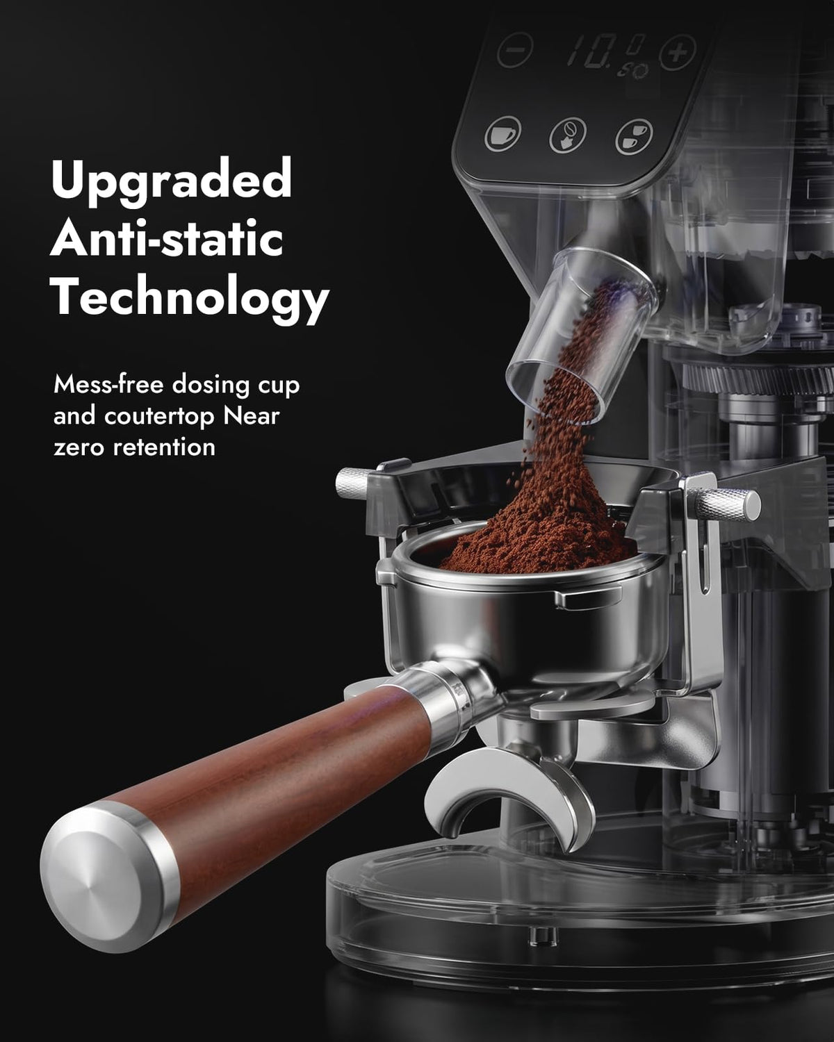 64MM Flat Burr Electric Coffee Grinder K4990