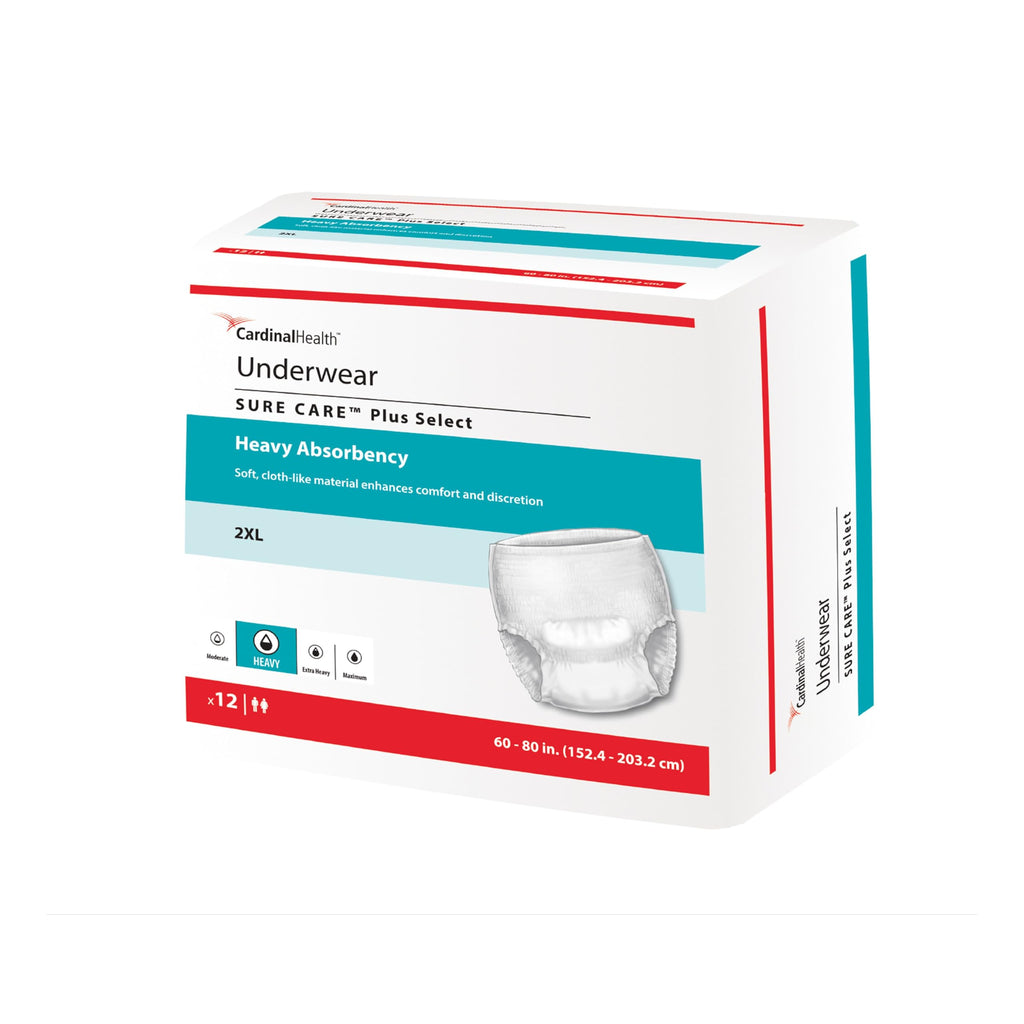 Heavy Absorbency XX-Large Pull-On Adult Disposable Underwear Case of 48 L2902