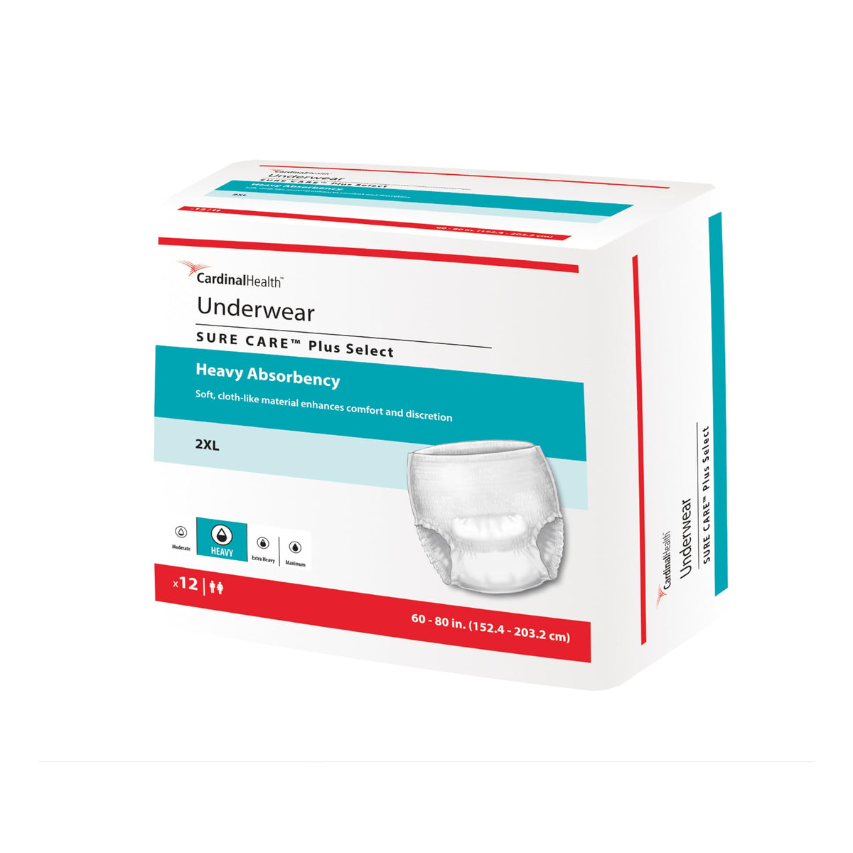 Heavy Absorbency XX-Large Pull-On Adult Disposable Underwear Case of 48 L2902