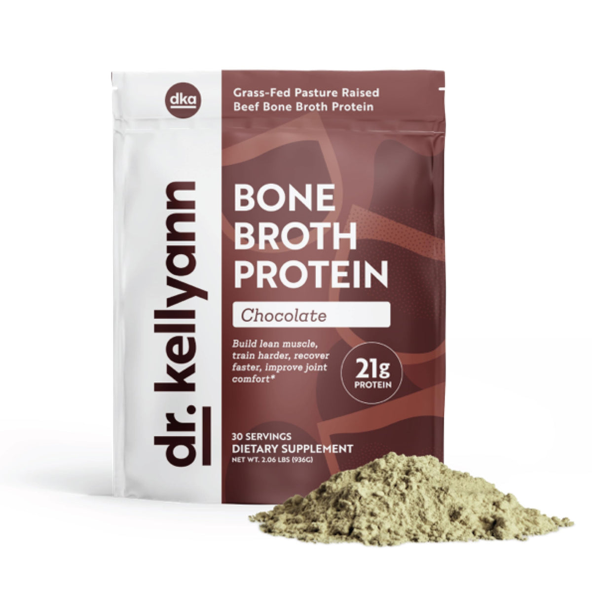 Chocolate Bone Broth Protein Powder 30 Servings V810289
