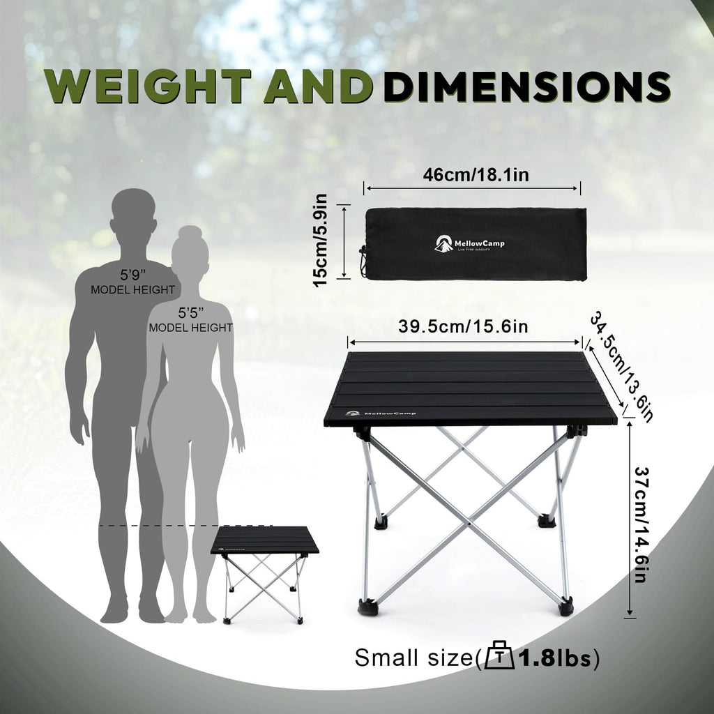 Ultralight Aluminum Folding Camping Side Table E380