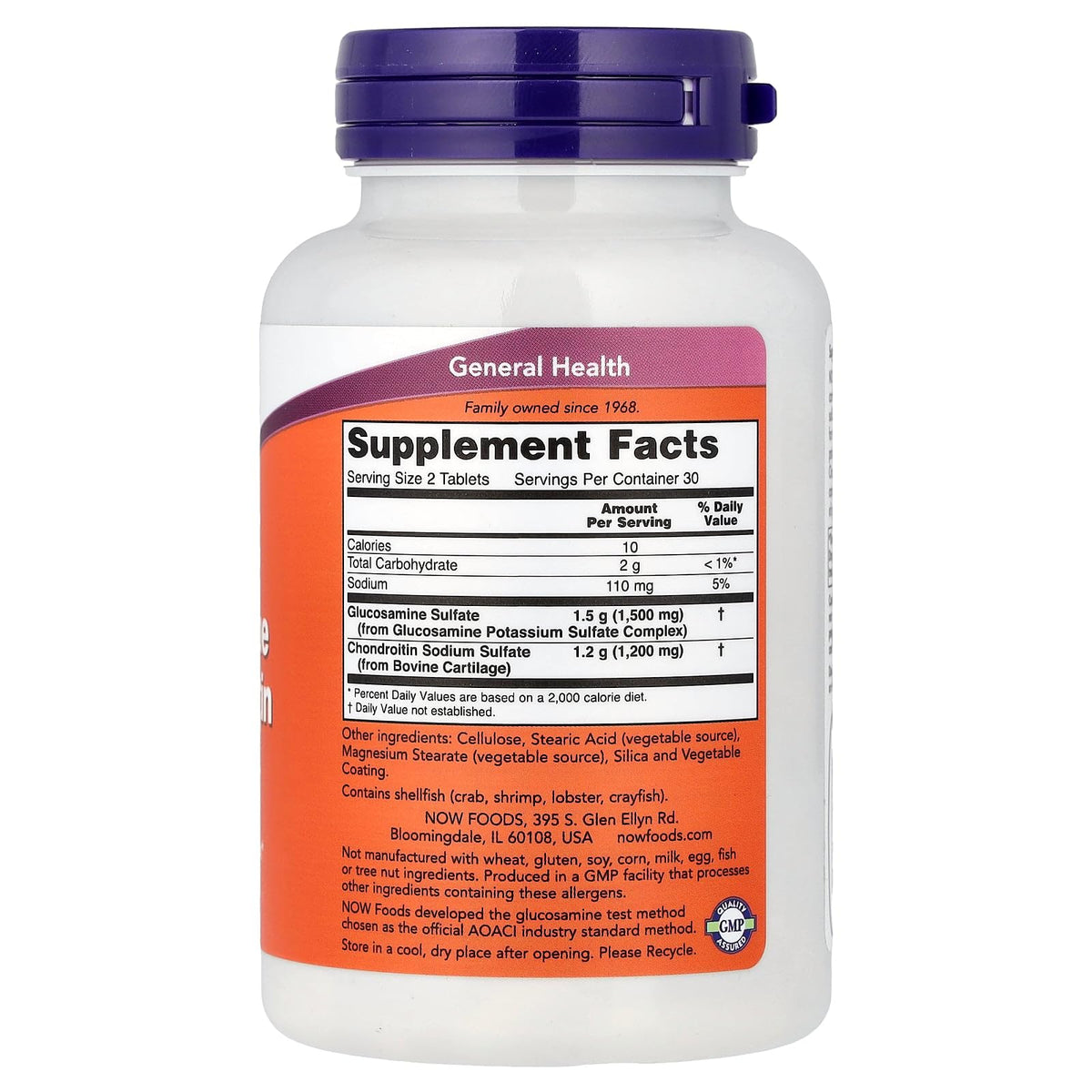Extra Strength Glucosamine & Chondroitin 60 Tablets A7699