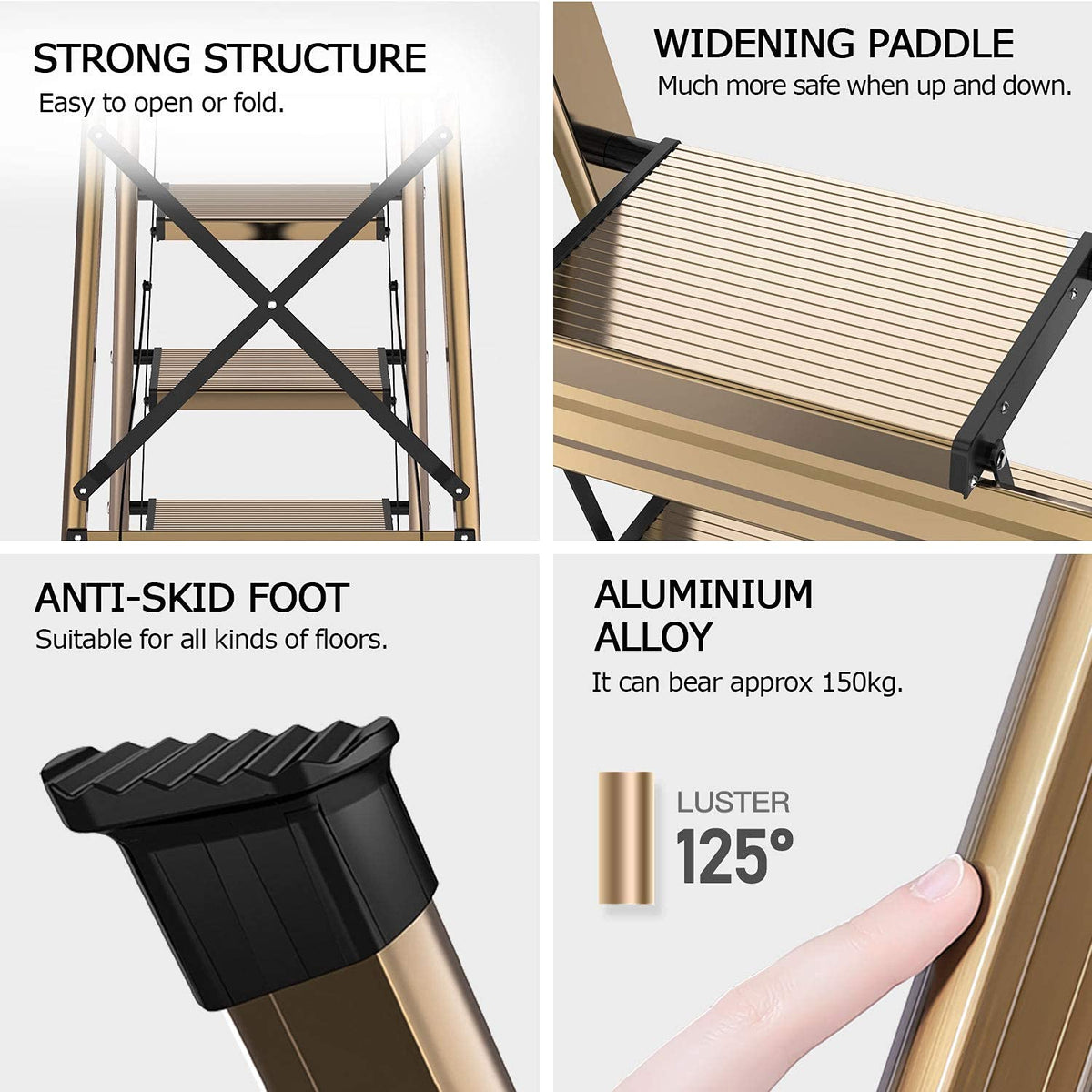 4 Step Folding Step Stool Z407